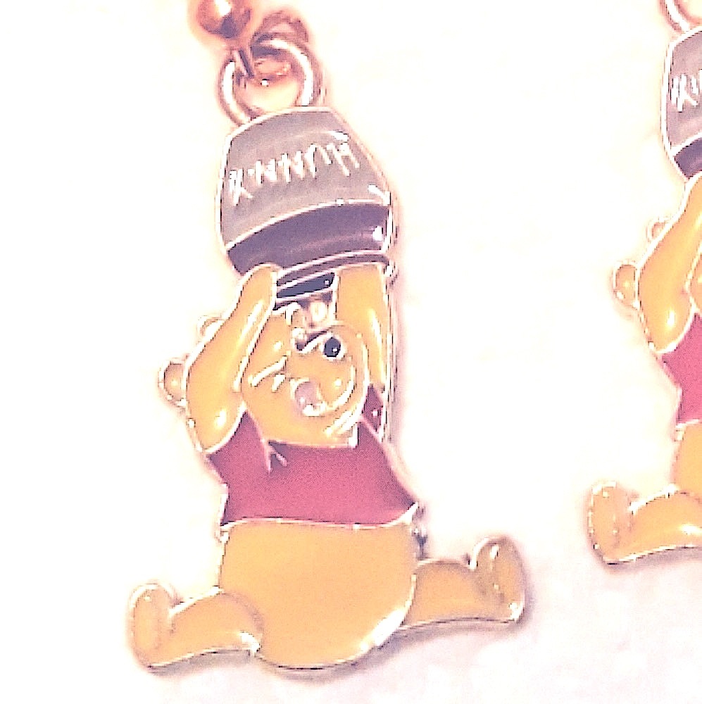 NEW Disney Winnie the Pooh Earrings Hand Crafted Charm Jewelry - Picture 3 of 7